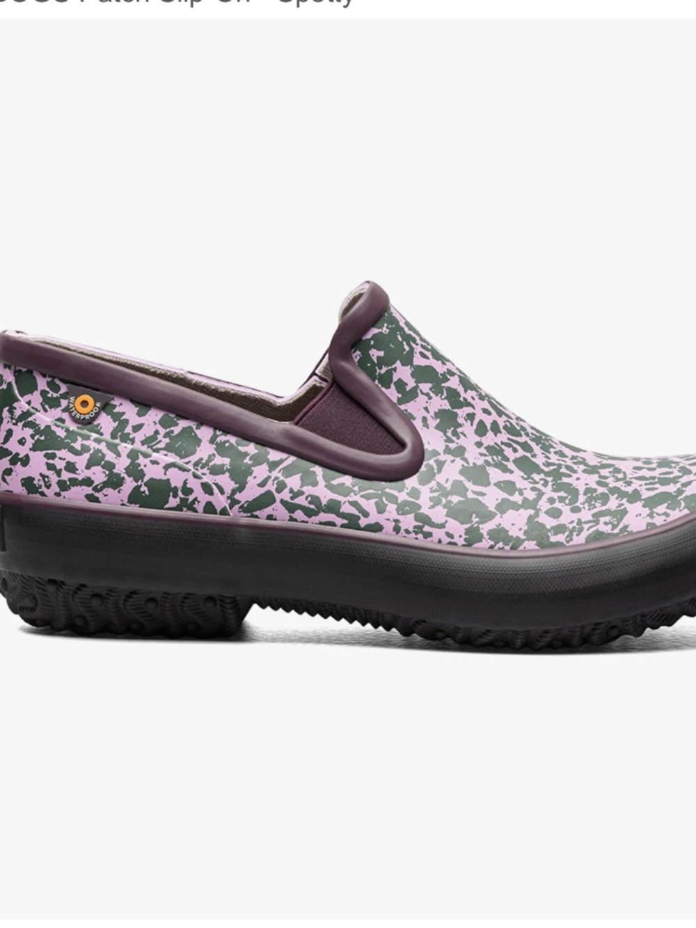 BOGS Women's Patch Slip-on-Spotty Rain Shoes size 9